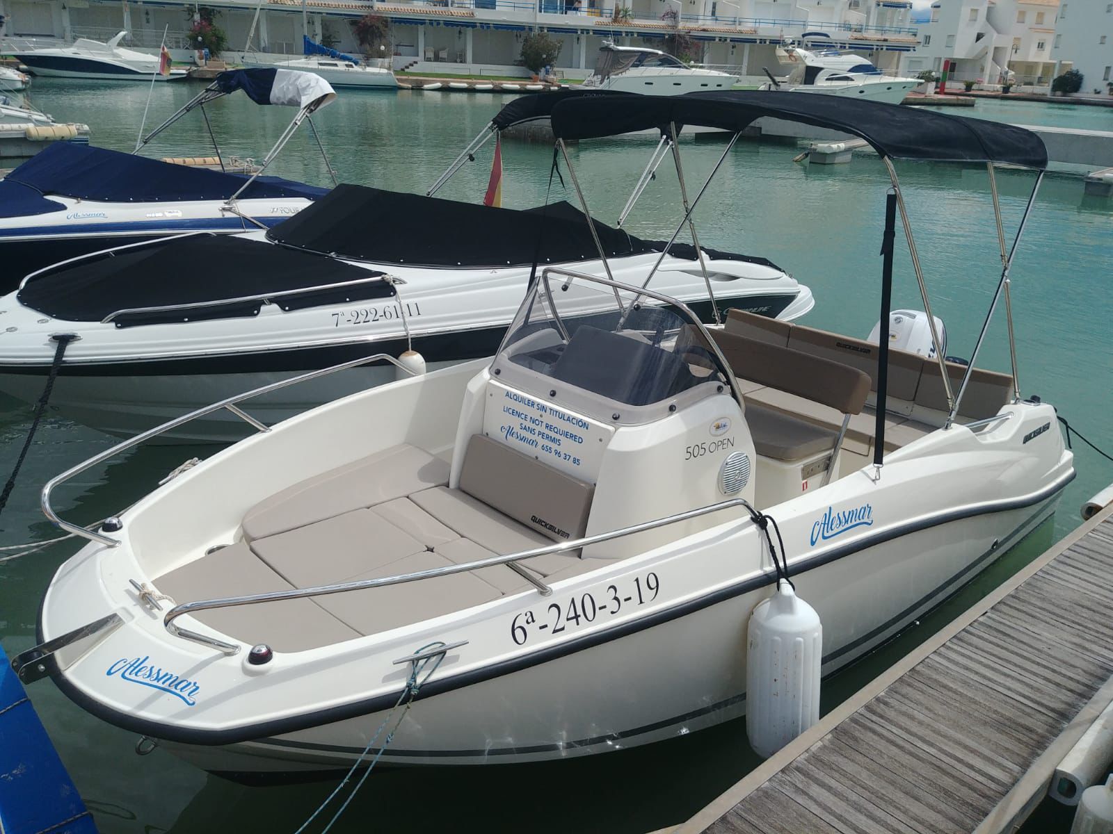 Quicksilver 505 alquiler Alessmar Alcossebre (1)